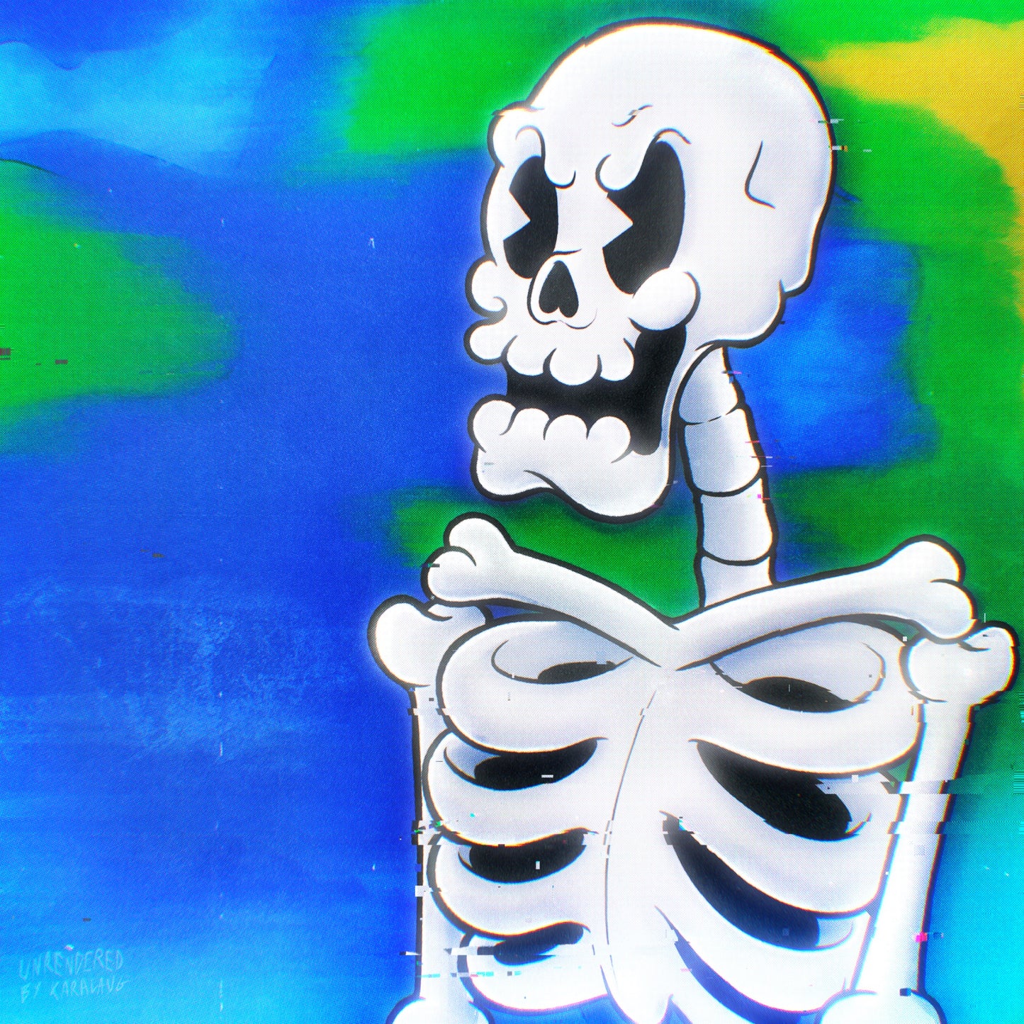 "UNRENDERED" Art Print