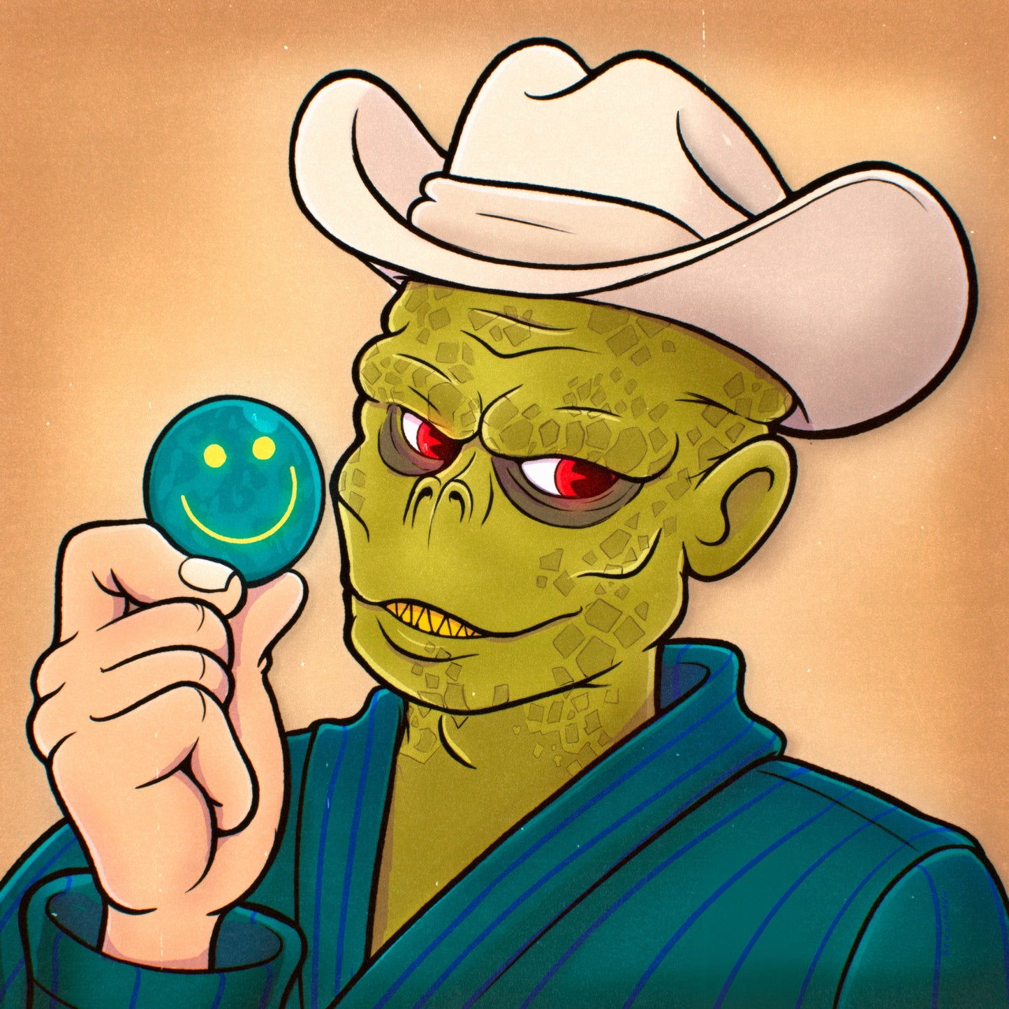 "Here Comes The Cowboy" Art Print