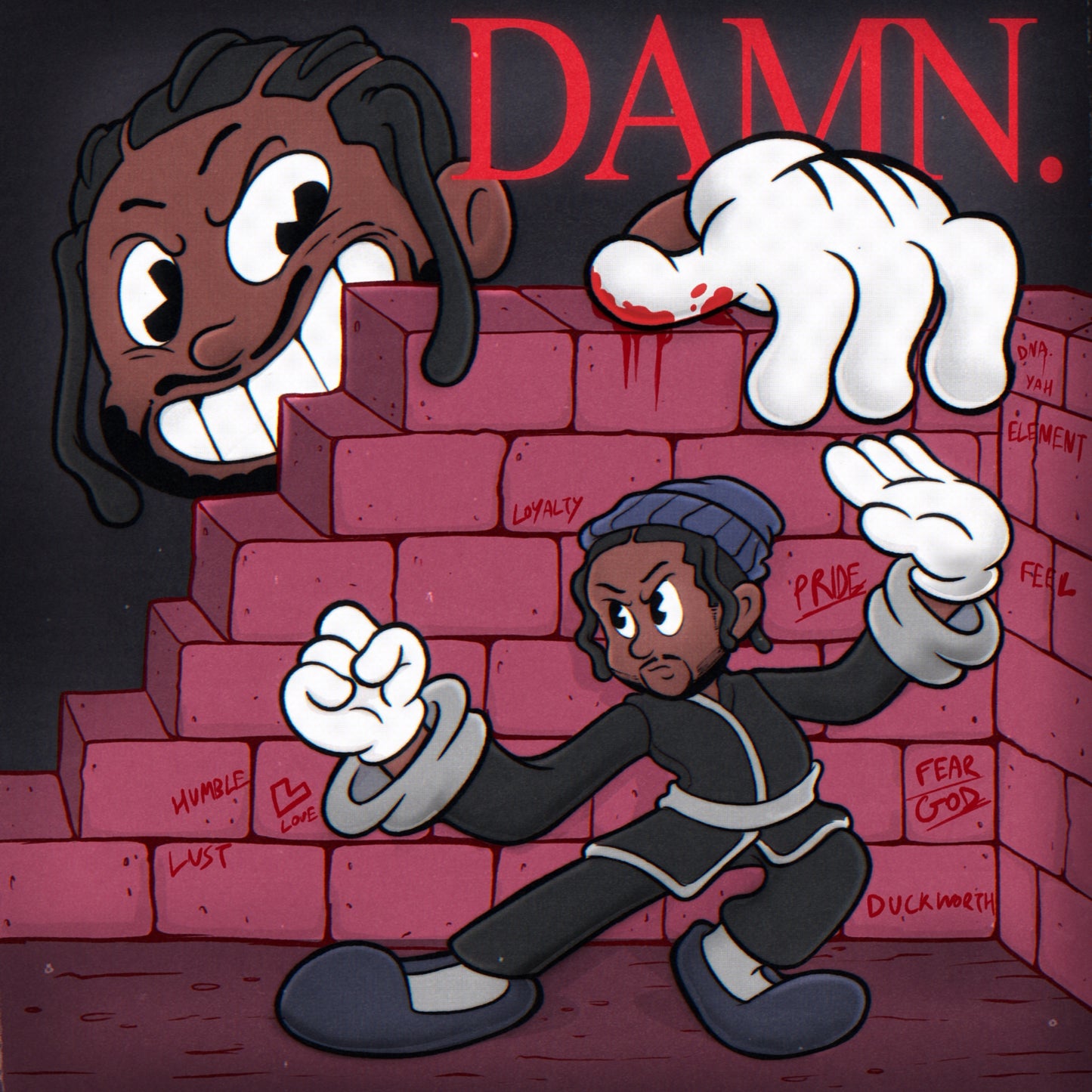 "DAMN" Art Print