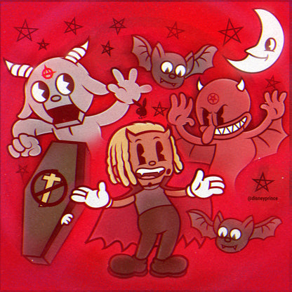 "WHOLE LOTTA RED" Art Print