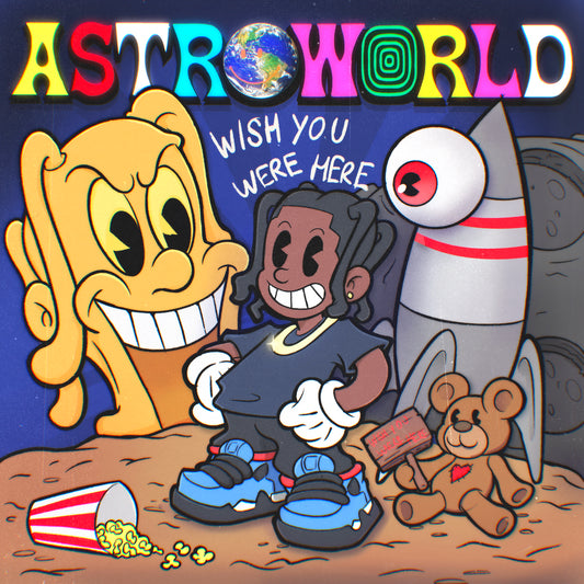 "ASTROWORLD" Art Print