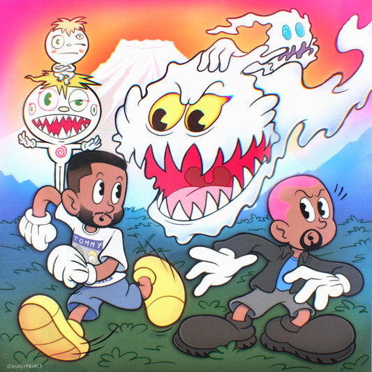 "KIDS SEE GHOSTS" Art Print