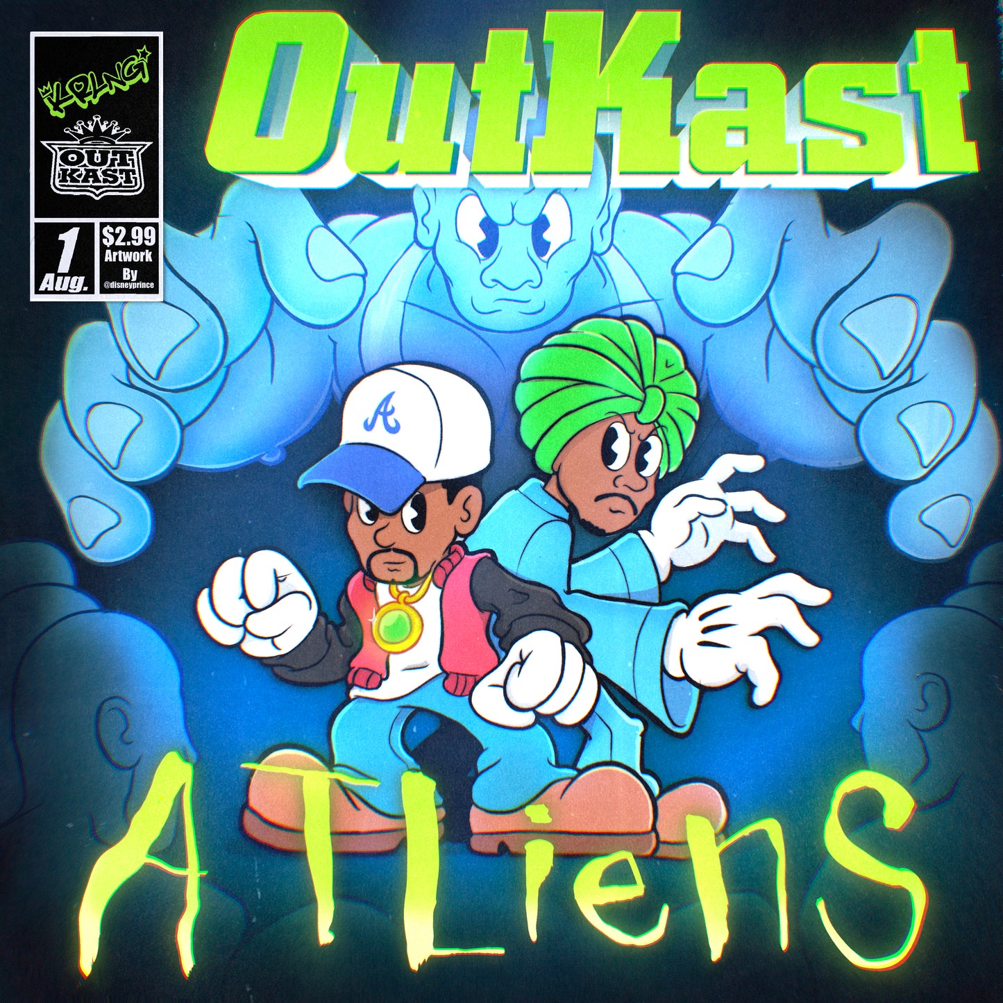 "ATLIENS" Art Print