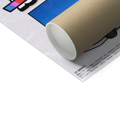 "WHITE FERRARI" Art Print