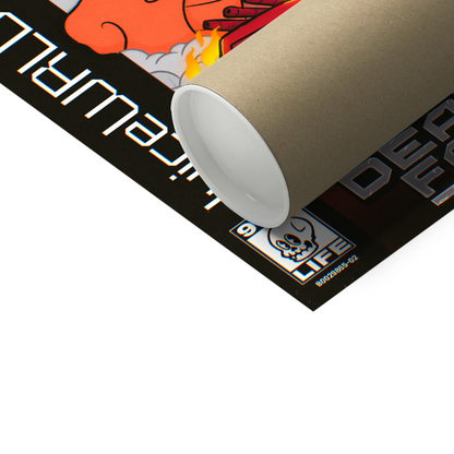 "DEATH RACE 4 LOVE" Art Print